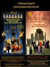 Affiche Piaf et VAC 18 X 24 A 3